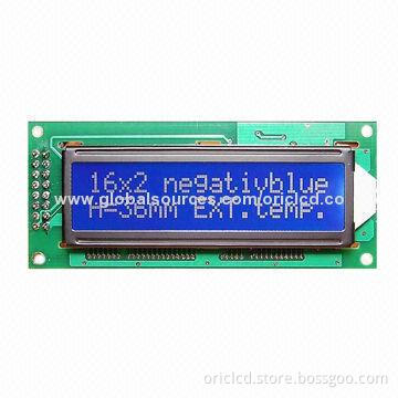 16 Characters x 2 Lines LCD Display, Negative with White LED Backlight
